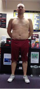 fitness client before picture