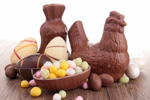 Chocolate Easter eggs of all shapes and sizes