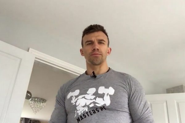 Masters personal trainer talking about mypthub